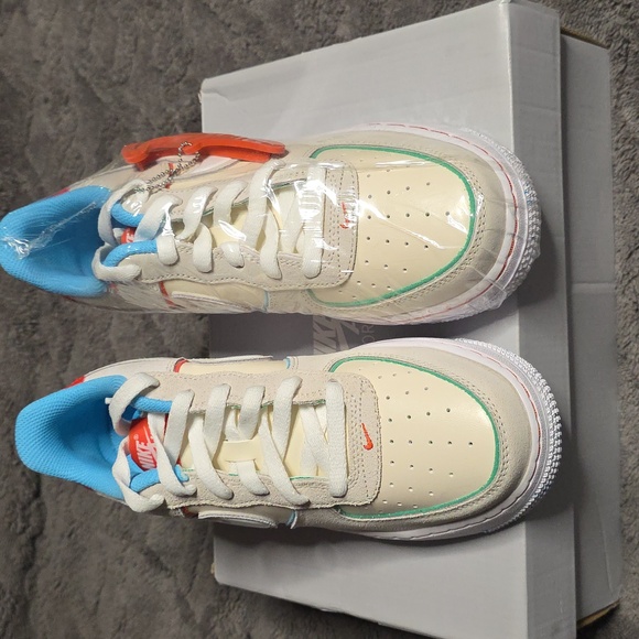 Air Force 1 "Cookie Cutter" Colorful Sneakers with Unique Design - Picture 2 of 6